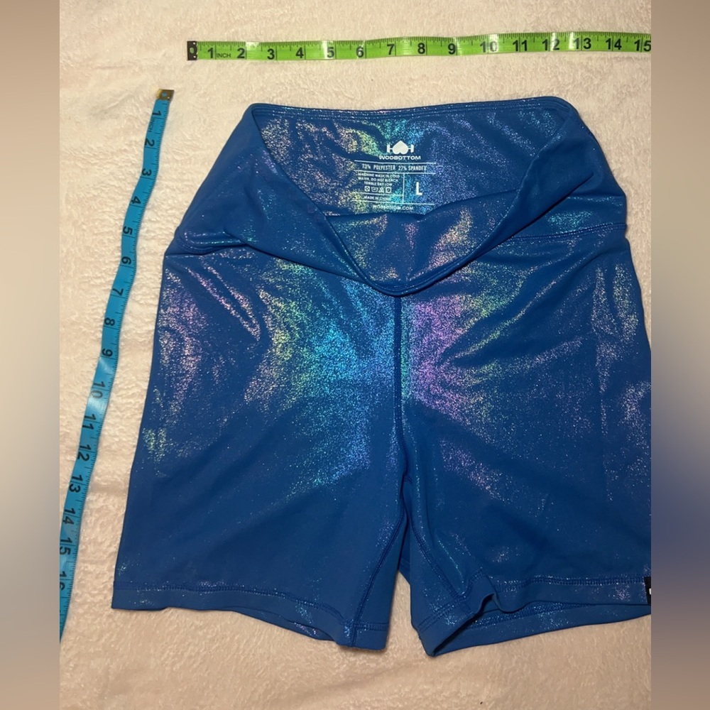 WODBOTTOM Bike Short L Shiny Iridescent Blue